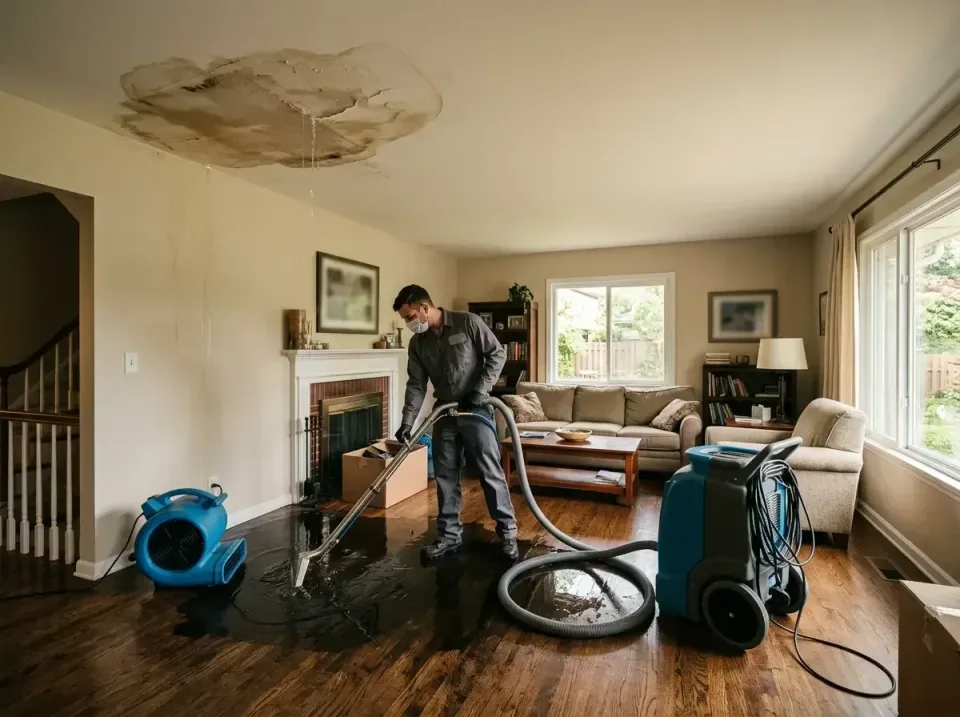 attic-pipe-burst-ceiling-drip-008 — frequently asked questions, Water Damage Restoration & Carpet Care in Northville, MI